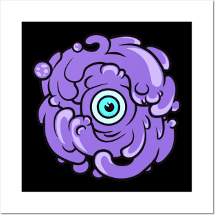 Eye Purple Hole Posters and Art
